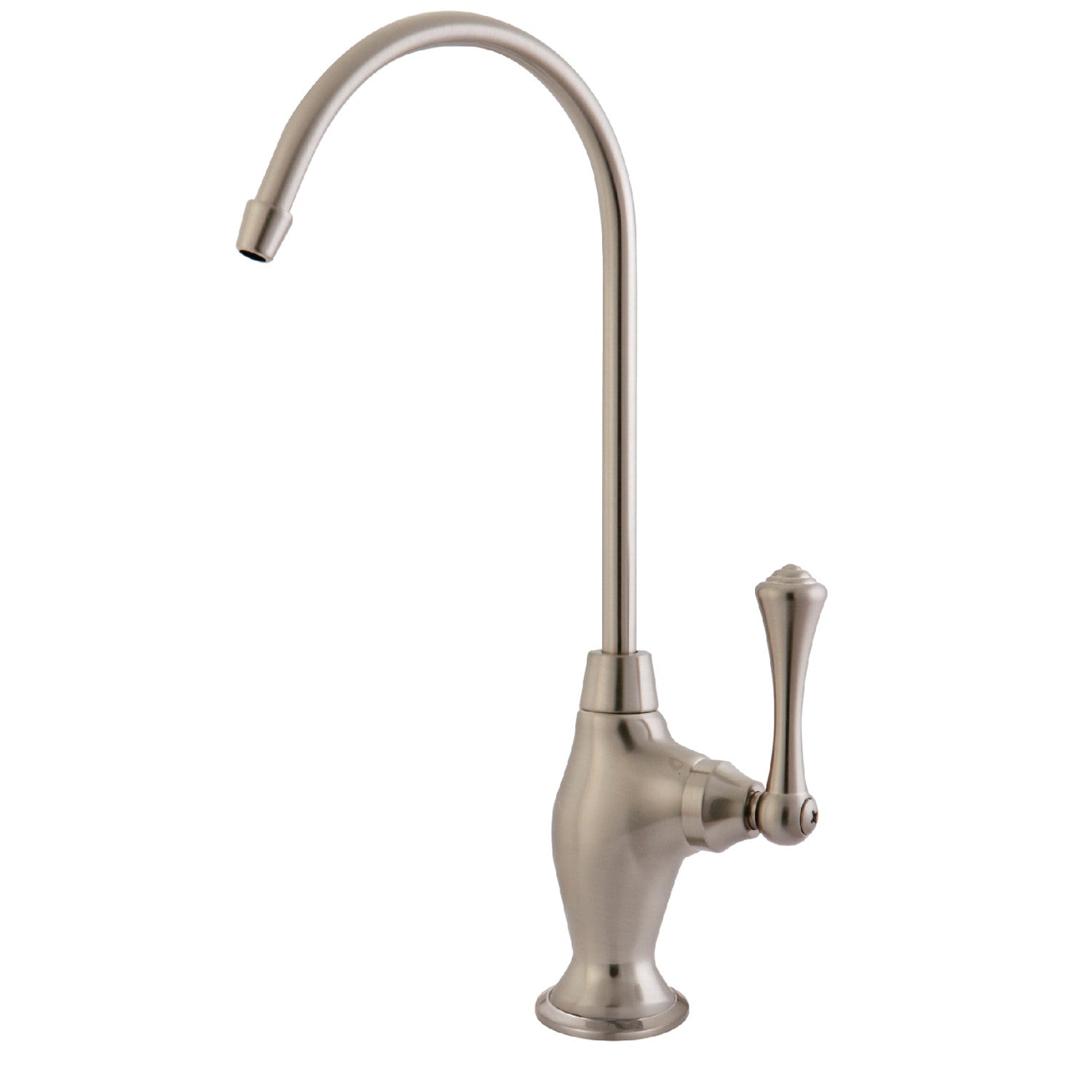 Kingston Tulare KS3198BL - Vintage Single-Handle 1-Hole Deck Mount Water Filtration Faucet, Brushed Nickel — image 1